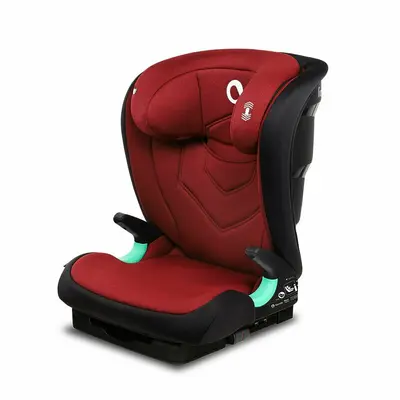 Lionelo - Scaun auto Neal Burgundy Spatar reglabil, Baza i-size, 15-36 Kg, cu Isofix, Rosu BYNLO-NEAL_RED_BURGUNDY