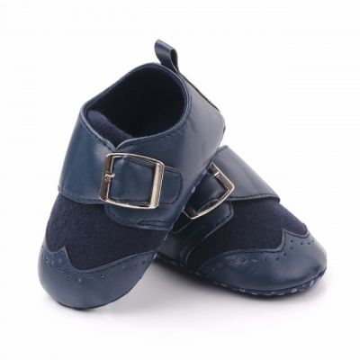 Pantofi eleganti bleumarine cu catarama MBd2425-1-p9