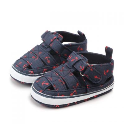 Pantofiori decupati bleumarine - Ancore MDd2164-1-SA1