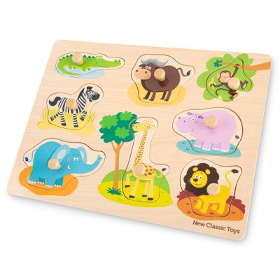 Puzzle lemn Safari 9 piese NEW - NC10431