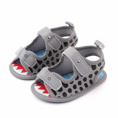 Sandalute gri cu barete - Croco MDd2412-3-SA4