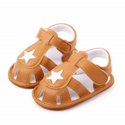 Sandalute maro deschis cu stea alba MDd2382-2-SA2(p15)