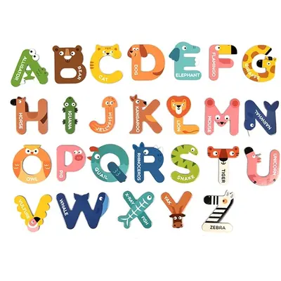 Set 26 litere magnetice Mideer MD2064 BBJMD2064_Initiala