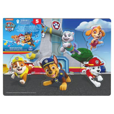 PATRULA CATELUSILOR PUZZLE DIN LEMN CU SUNETE SI FORME VIV6059998