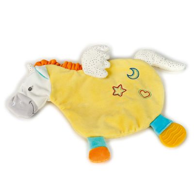 Plus Bebe paturica tactila si de dentitie unicorn VRNAV786504