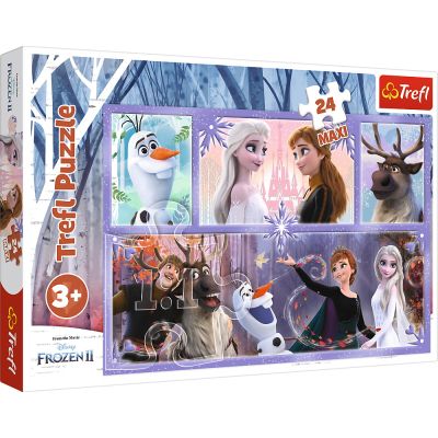 PUZZLE TREFL 24 MAXI FROZEN2 O LUME MAGICA VIV14345