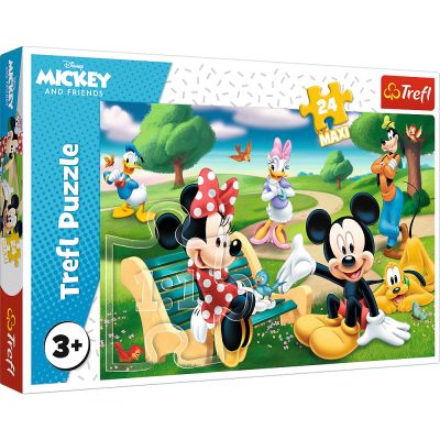 PUZZLE TREFL 24 MAXI MICKEY MOUSE INTRE PRIETENI VIV14344