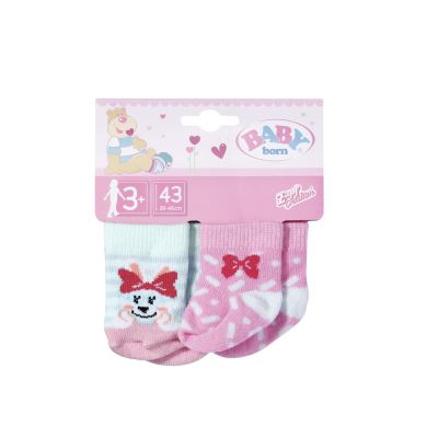 BABY born - Set 2 perechi sosete 43 cm diverse modele - ARTZF831755