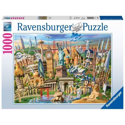 PUZZLE OBIECTIVE TURISTICE, 1000 PIESE - ARTRVSPA19890