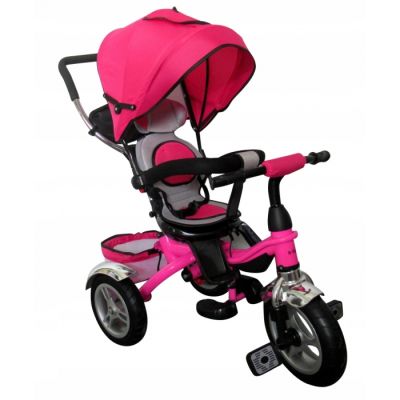 Tricicleta cu pedale 3 in 1 r-sport t3 - roz edeedit3roz