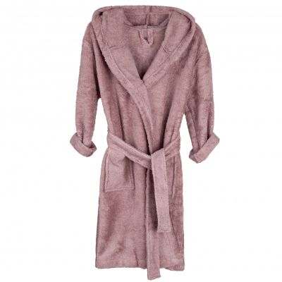 Halat de baie frotir din bambus pentru copii 4-6 ani mellow mauve tnatm-bad02-539