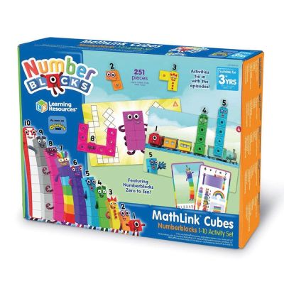 Mathlink®cubes numberblocks in engleza set de activitati de la 1 - 10