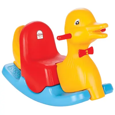 Balansoar pentru copii pilsan happy duck yellow hubpl-06-166