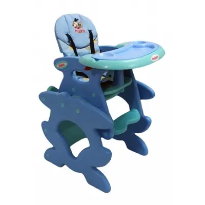 Scaun de masa arti catel albastru/verde (resigilat) edearti_j-d008lbg_resigilat