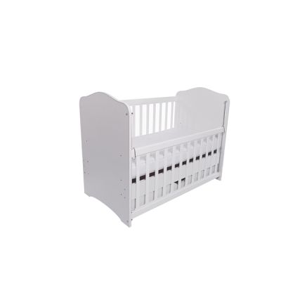 Patut vessanti como culisant cu sertar - alb + saltea cocos confort 120 x 60 x 12 cm edep12dclcs_alb