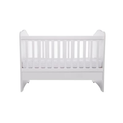 Patut vessanti como fara sertar - alb + saltea cocos confort 120 x 60 x 12 cm edep12dfs_alb