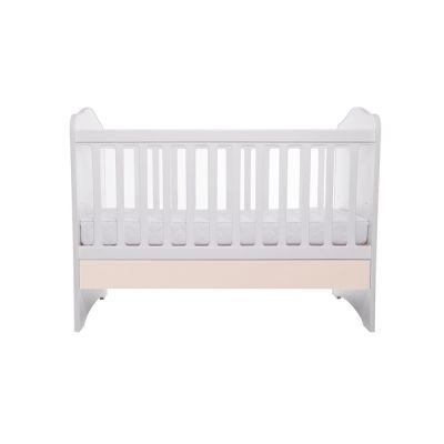 Patut vessanti como fara sertar - alb cu bej + saltea cocos confort 120 x 60 x 12 cm edep12dfs_d102