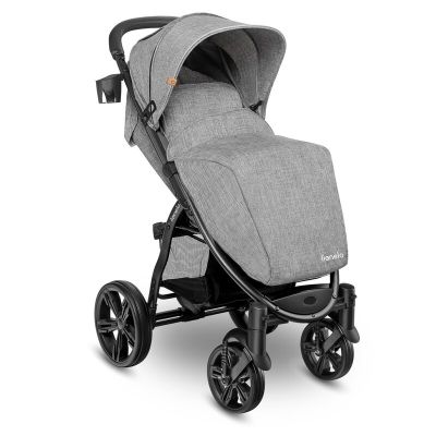 Lionelo - Carucior sport Annet Plus Concrete Cu accesorii, 0-22 kg, Gri BYNLO-ANNET_PLUS_CONCRETE