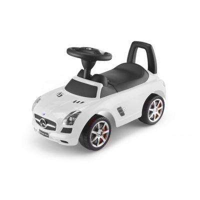 Masinuta de impins mercedes benz sls amg – alb  edeedi332w