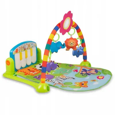 Salteluta de joaca cu pian ricokids 7316 - multicolora edeedi7316