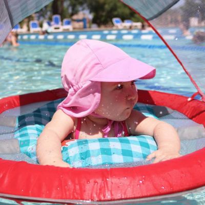 Palariuta roz cu protectie UV UPF50+ MBHAT17
