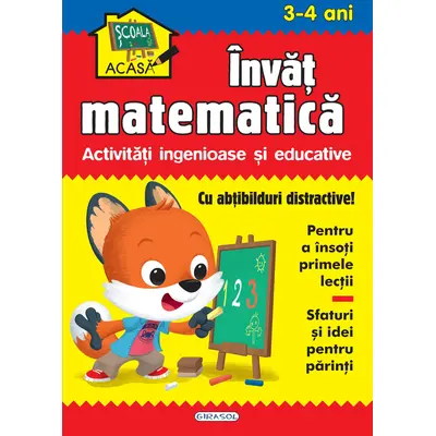 Scoala acasa - invat matematica 3-4 ani