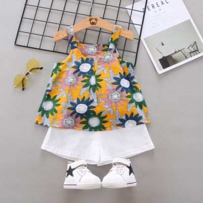 Costumas pentru fetite - Flori colorate MDW-132-3