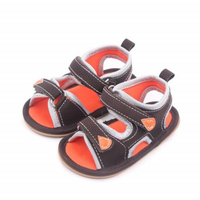 Sandalute maro cu barete ajustabile MDD2576-2-p8.9-12 luni (Marimea 20 incaltaminte)