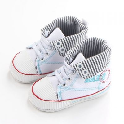 Tenisi bebelusi albi - Baby - MBD0738-p3.3-6 luni (Marimea 18 incaltaminte)