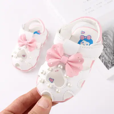 Sandalute albe - Heart LI106-2-bo4.Marimea 22