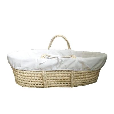 Husa interior pentru cosulet bebe Ahoj Baby alb LVTK5907443677323