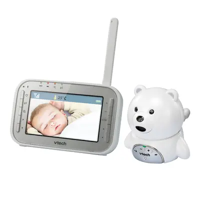 Vtech - videointerfon digital bidirectional 4,3 inch bm4200, include melodii si termometru lvtkbm4200