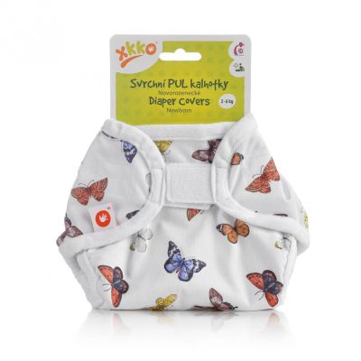 Protectie impermeabila scutece textile 2-6 kg XKKO Butterflies BBKXKK_PULDCNB03