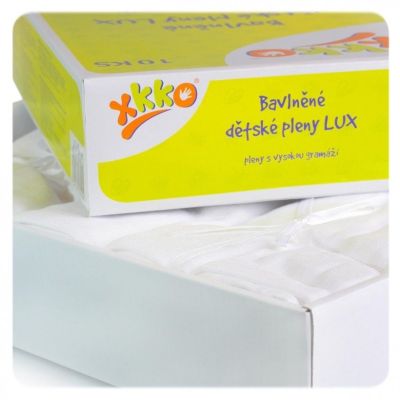 Set 10 museline bumbac 70x70cm Alb  XKKO BBKXKK_CTN070004