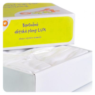 Set 10 museline bumbac 80x80cm Alb  XKKO BBKXKK_CTN080010
