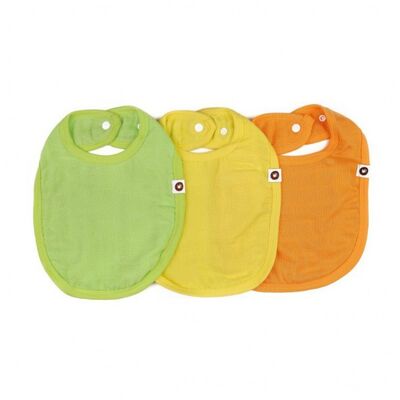 Set 3 bavete din bambus  Colours Mix XKKO BBKXKK_BMBBC001