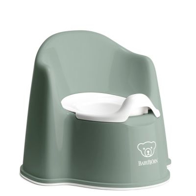 BabyBjorn - Olita cu protectie spate Potty Chair Deep Green BSAFE055268A