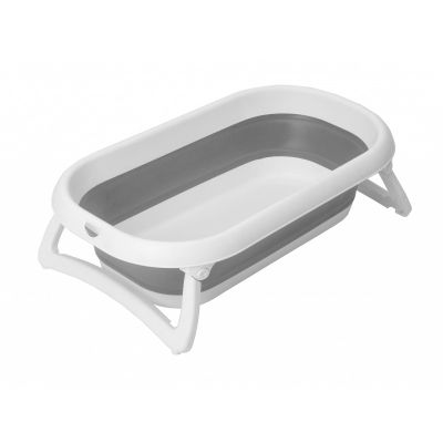 Cadita pliabila stonegrey white, 0-6 ani Rotho babydesign KRS20458-029-301