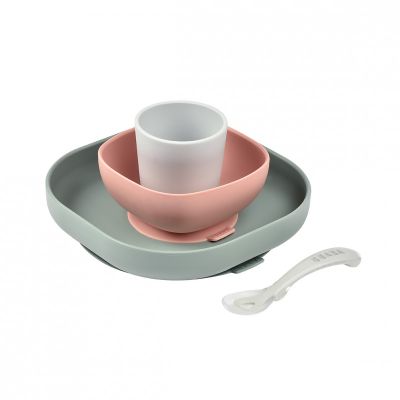 Set de masa silicon Beaba 4 piese Eucalyptus ERFB913507