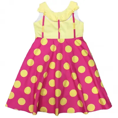 Rochie fete - Yellow dots MD112