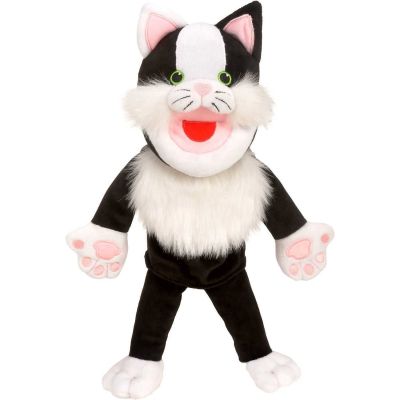 Marioneta de mana Pisica Fiesta Crafts FCT-3036 BBJFCT-3036_Negru