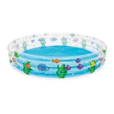 Piscina gonflabila cu 3 inele Pestisori 188 x 33 cm Bestway MY17686 BBJMY17686_Albastru