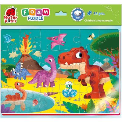 Puzzle Lumea Dinozaurilor 24 piese Roter Kafer RK6020-08 BBJRK6020-08_Initiala