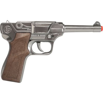 GONHER Pistol politie culoare otel 8 capse VRNGH3124/0