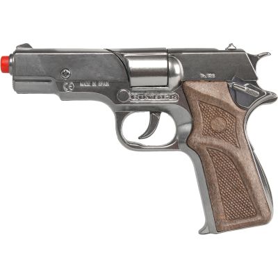 GONHER Pistol politie culoare otel 8 capse VRNGH3125/0