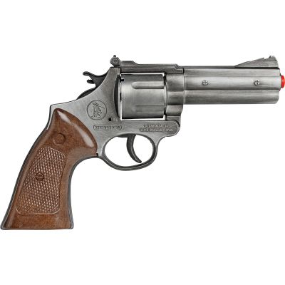 GONHER Revolver politie culoare argint antichizat 12 capse VRNGH3127/1