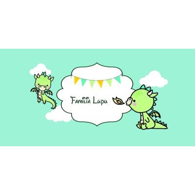 Place card Micutul dragon - SHYFL036