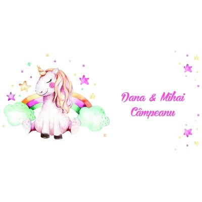 Place card Micul unicorn - SHYFL050