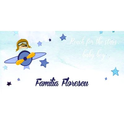 Place card Micul aviator - SHYFL051