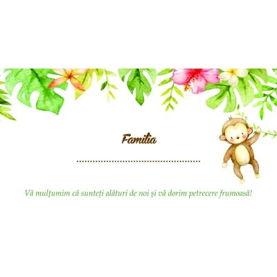 Place card Jungle - SHYFL052